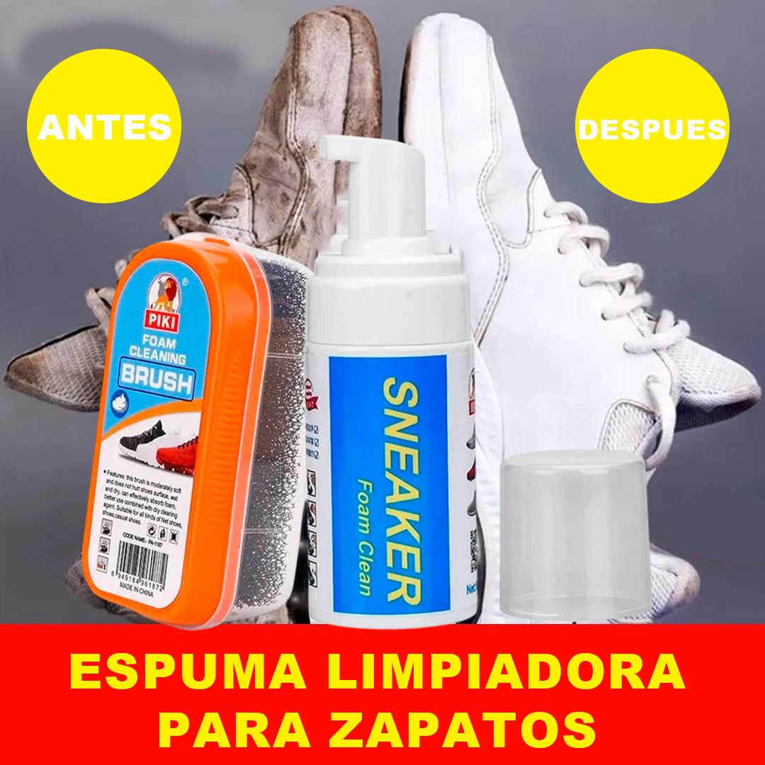 ESPUMA LIMPIADORA PARA ZAPATOS - WHITE FOAM™