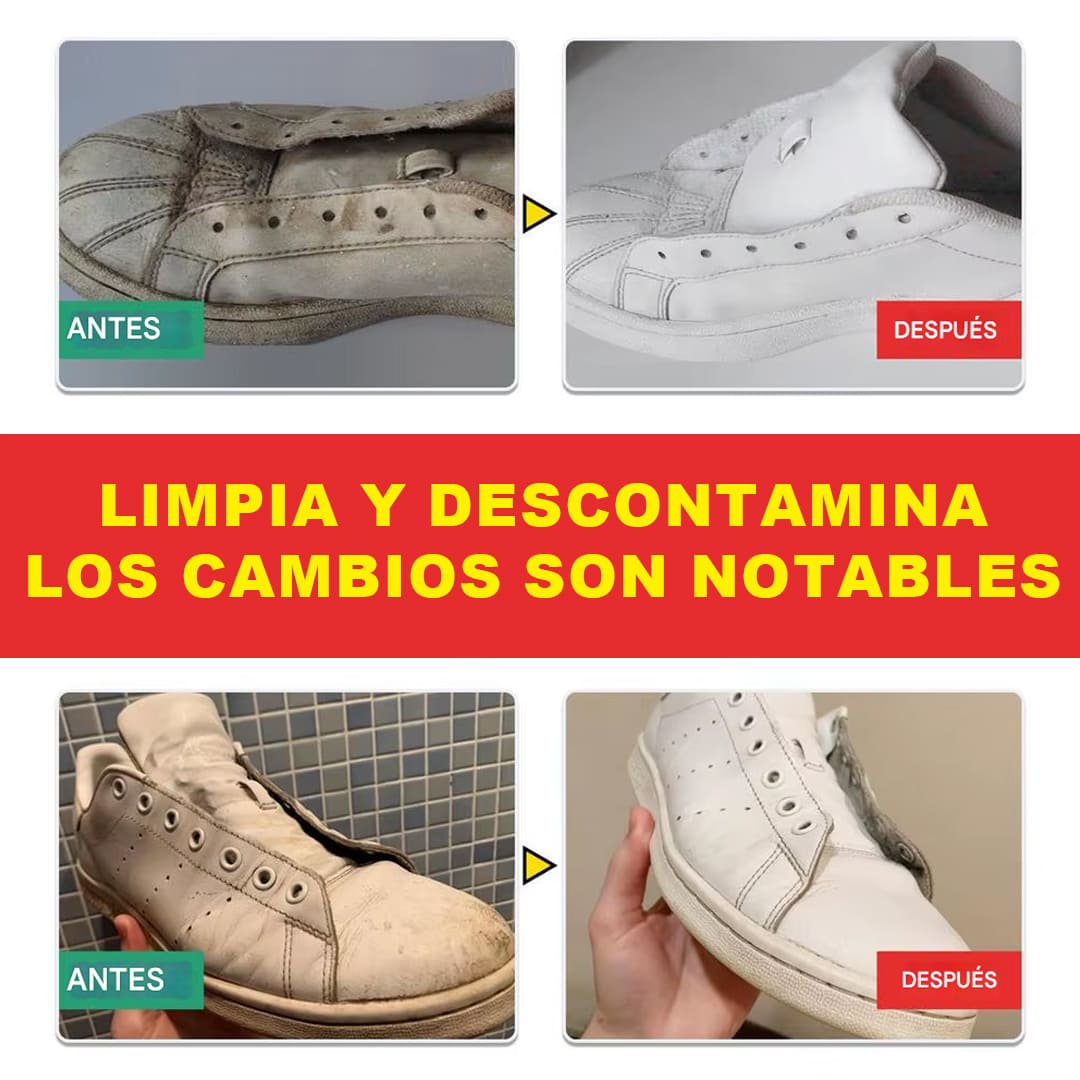 ESPUMA LIMPIADORA PARA ZAPATOS - WHITE FOAM™