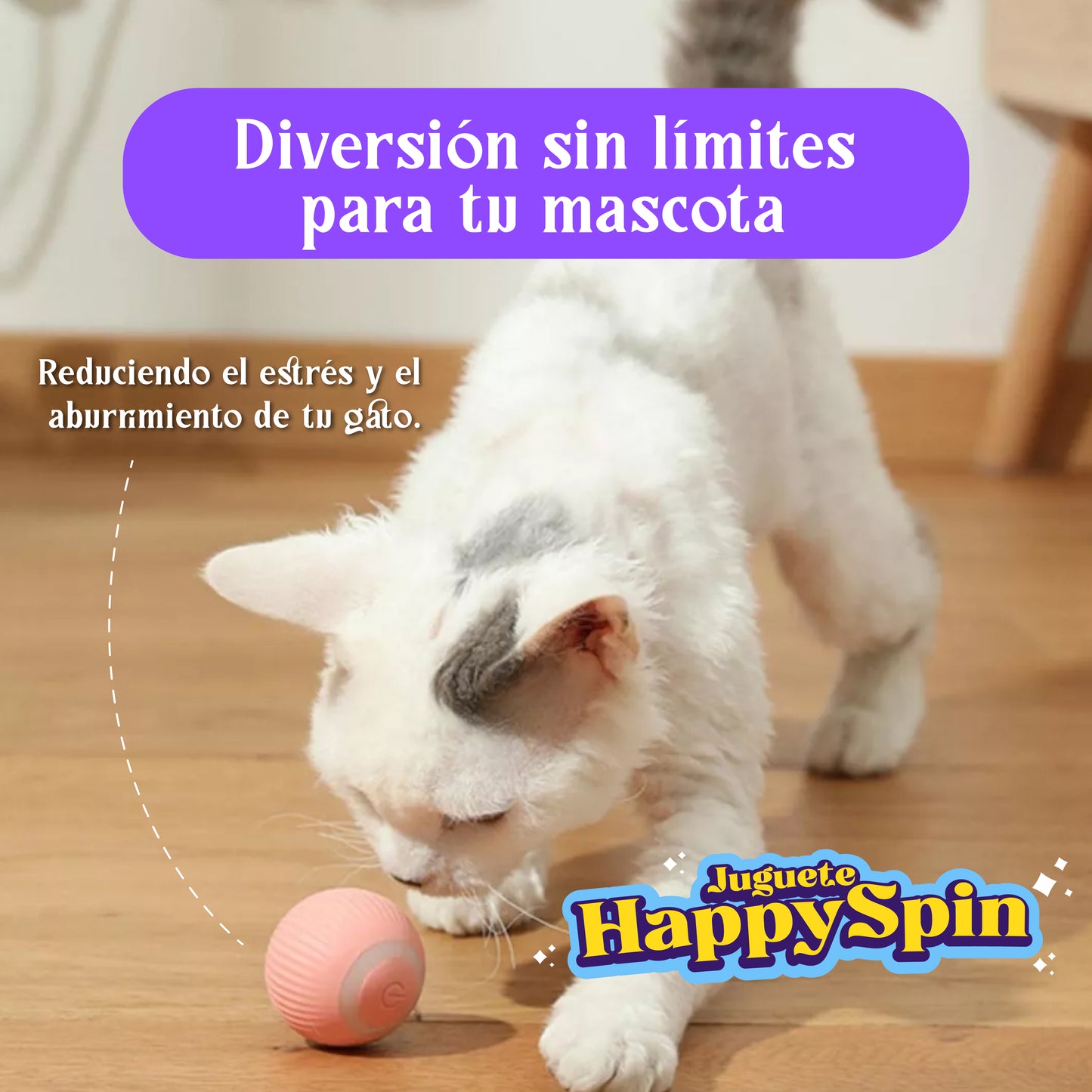 HappySpin - Juguete Inteligente para Mascotas