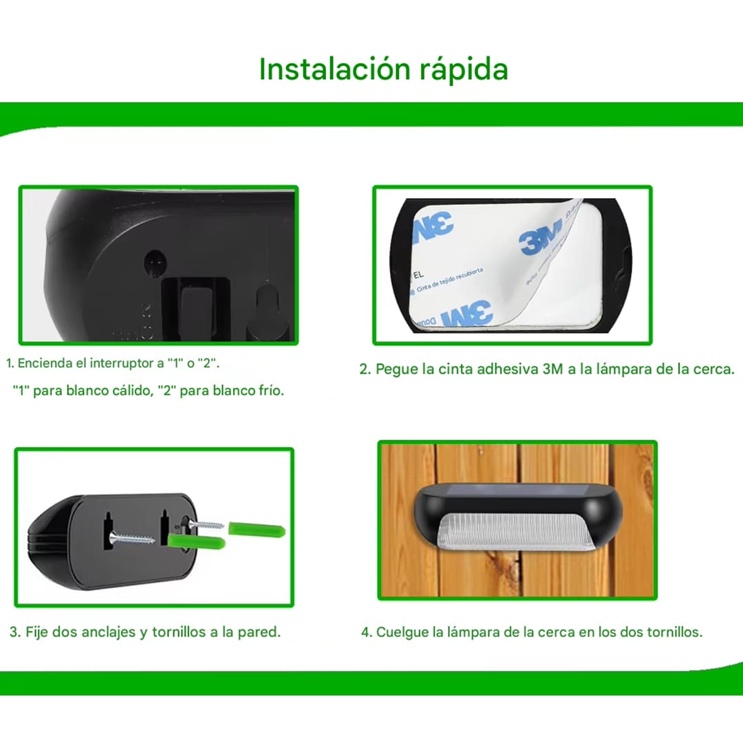 LUCES DE JARDÍN - SOLAR WALL™