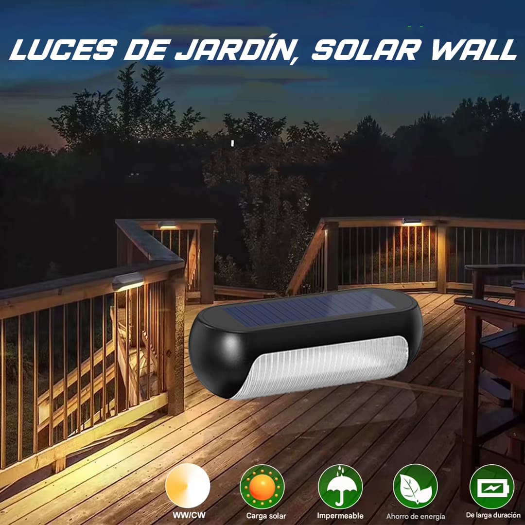 LUCES DE JARDÍN - SOLAR WALL™