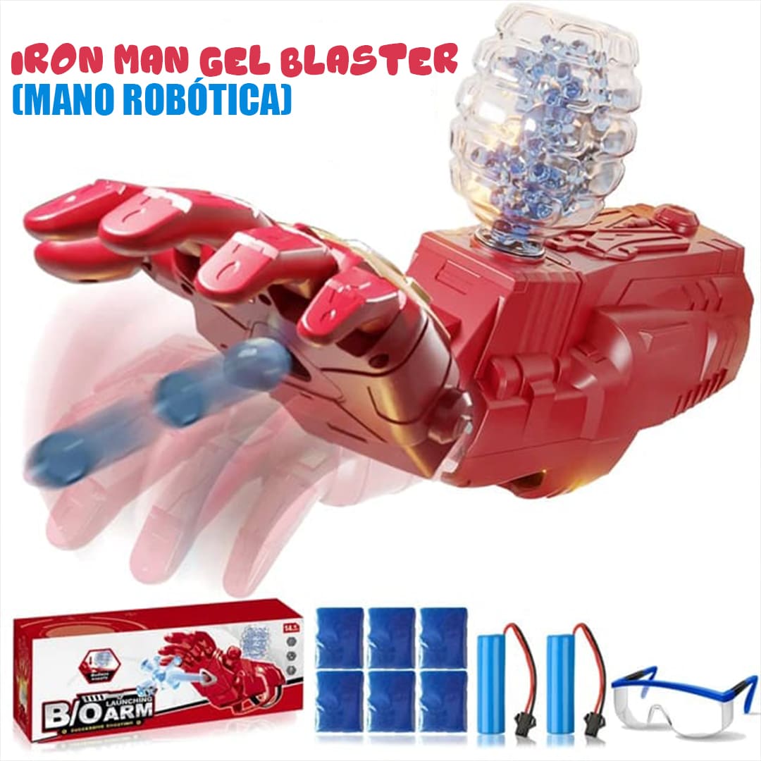 IRON MAN GEL BLASTER™ (MANO ROBÓTICA)