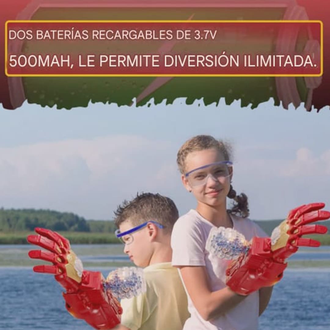 IRON MAN GEL BLASTER™ (MANO ROBÓTICA)