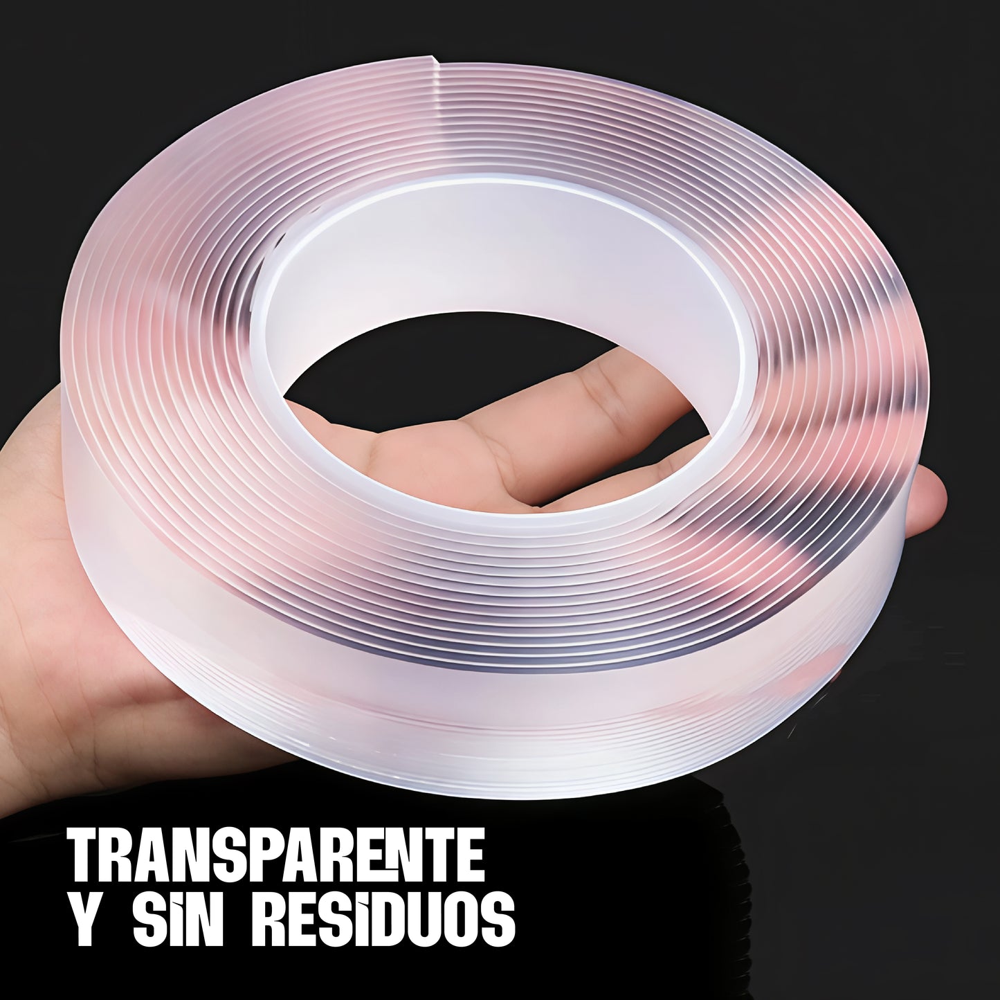 Nano Tape™ - Cinta Doble Cara Ultra Resistente y Reutilizable