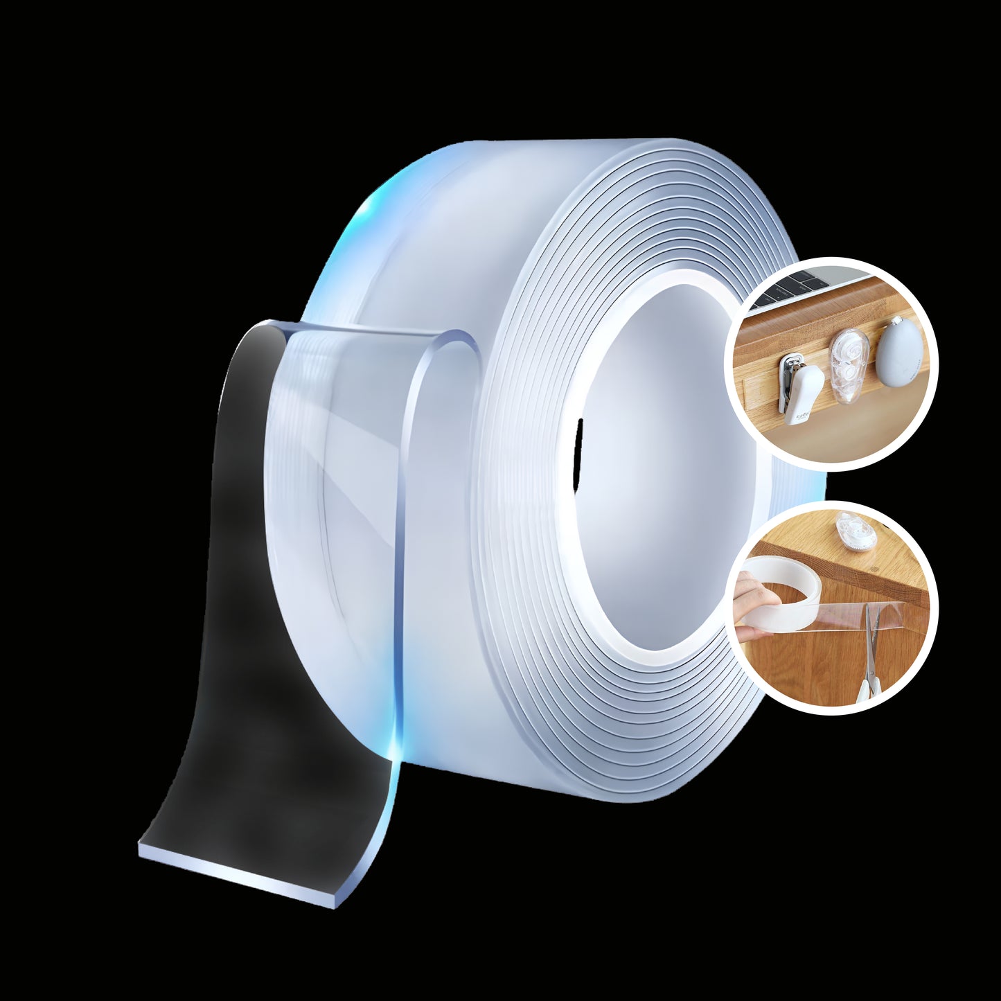Nano Tape™ - Cinta Doble Cara Ultra Resistente y Reutilizable