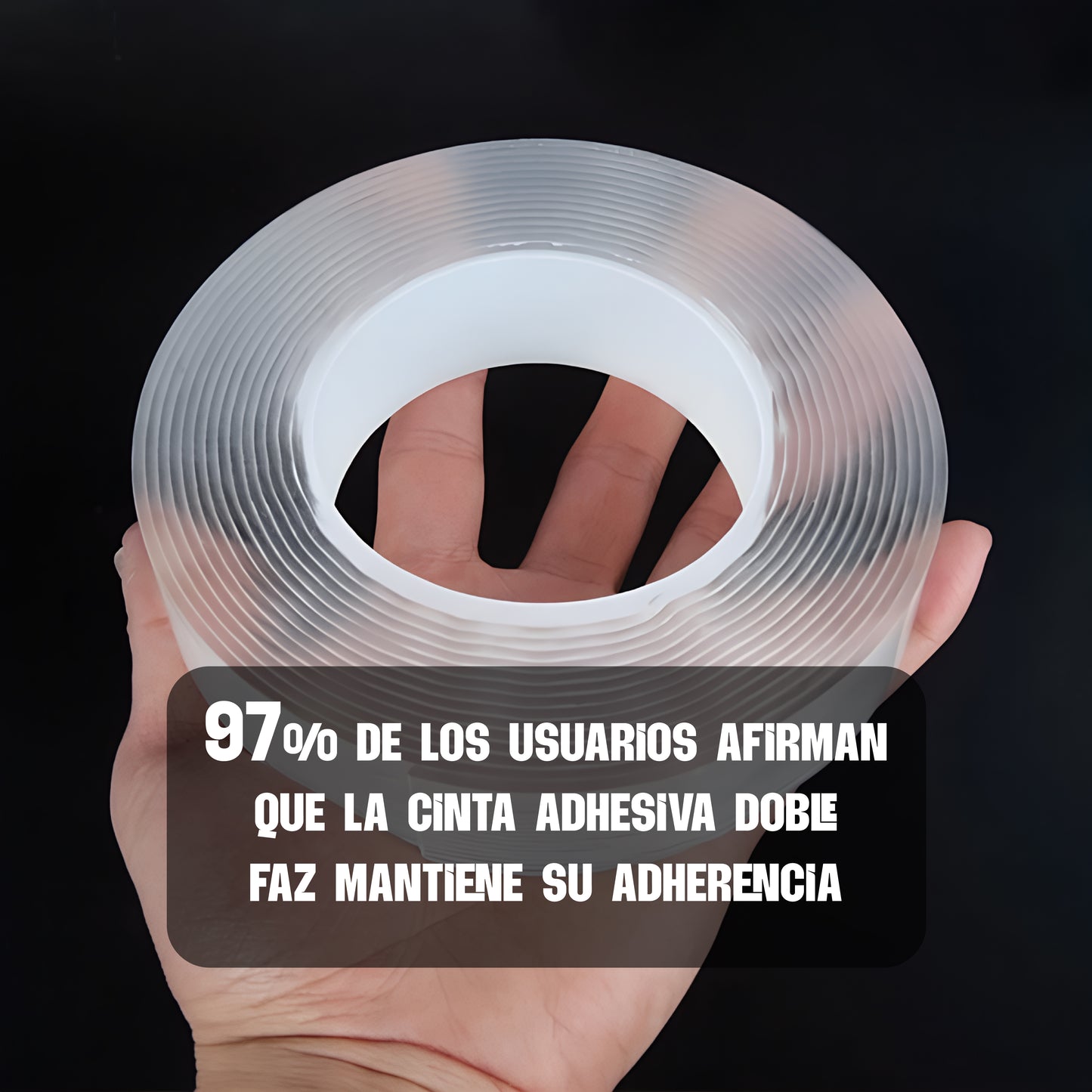Nano Tape™ - Cinta Doble Cara Ultra Resistente y Reutilizable