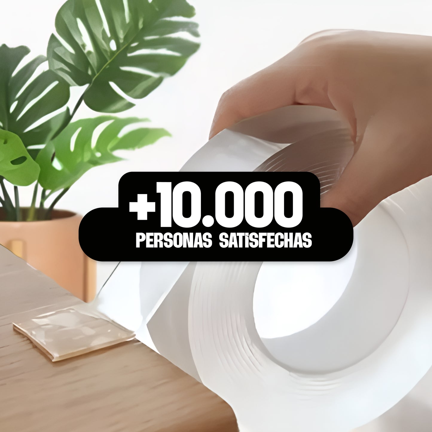 Nano Tape™ - Cinta Doble Cara Ultra Resistente y Reutilizable