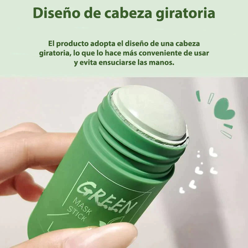 NO MÁS PUNTOS NEGROS: Máscara Té Verde Natural