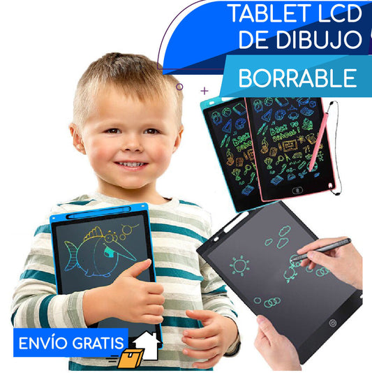 TABLET LCD DE DIBUJO BORRABLE: ENSEÑA A TUS NIÑOS