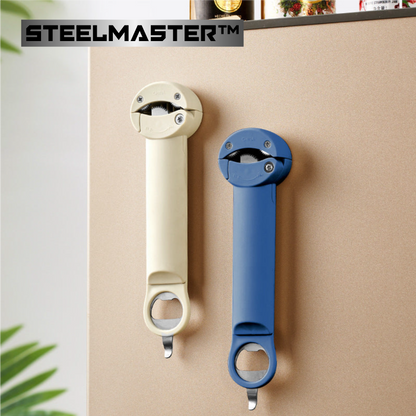 MultiAbreFrascos ajustable de acero inoxidable - SteelMaster™