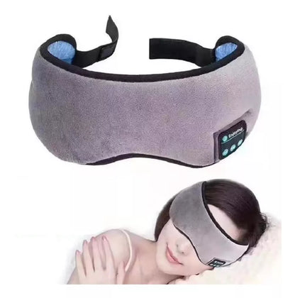 Antifaz con auriculares y musica para dormir.