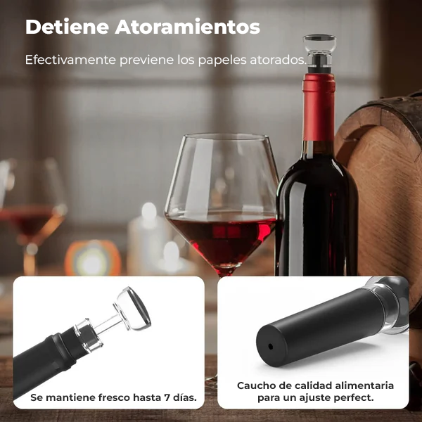 Juego de abridor de vino electrico WineLux™