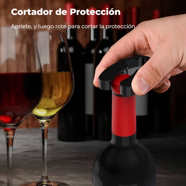 Juego de abridor de vino electrico WineLux™