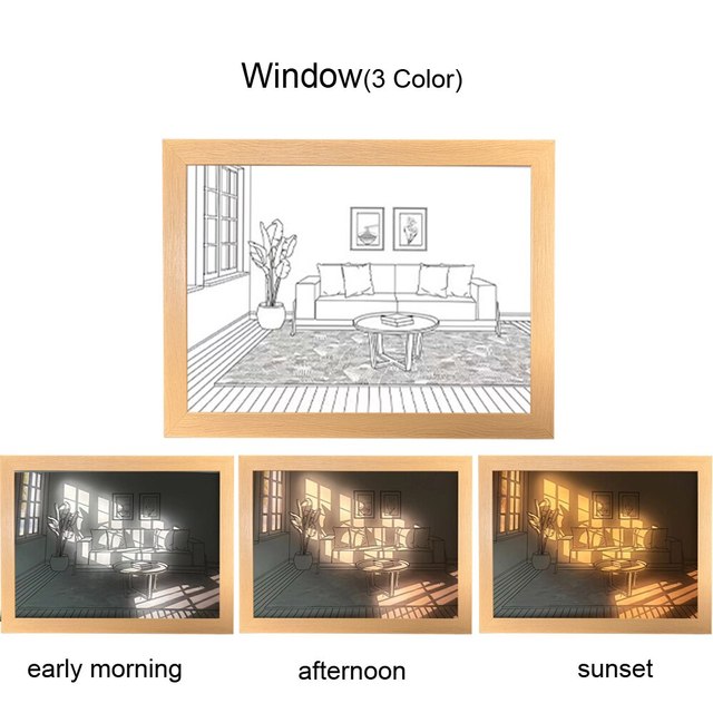Cuadro de luces realista